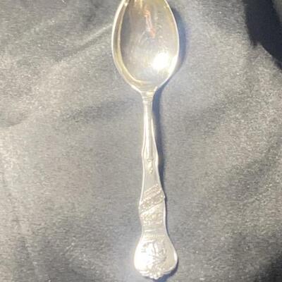 Sterling Silver Chicago Souvenir Spoon, 11.1g