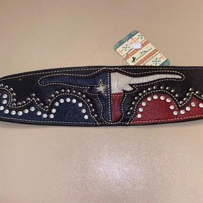 Montana West Western Bling Longhorn Headband is Brand New with Tags