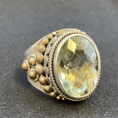 Vintage 925 Silver Ring, Size 6, Weighs 13 Grams