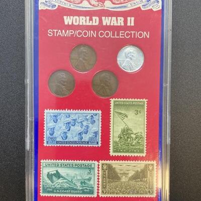 World War II Stamp and Coin Collection