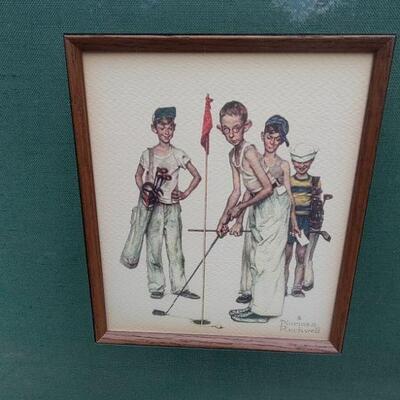 Norman Rockwell prints framed at Haven's