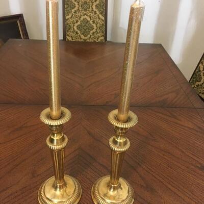 brass candlesticks