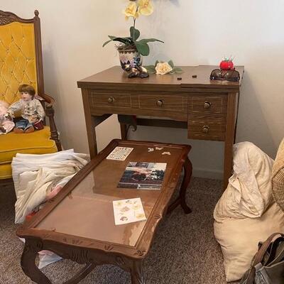 Sewing cabinet, coffee table