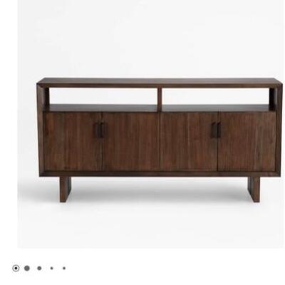 Crate and Barrel Sideboard, in basement, used rarely