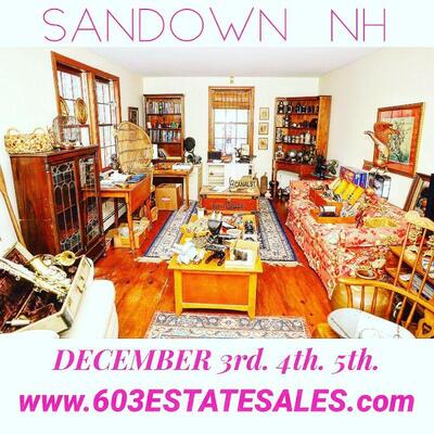 603 ESTATE SALES www.603EstateSales.com New Hampshire Tag Liquidation Sale NH 