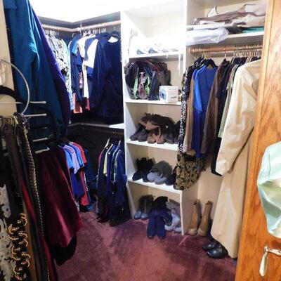 Two separate walk in closets, his and hers