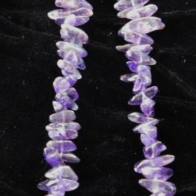 Large Amethyst necklace
