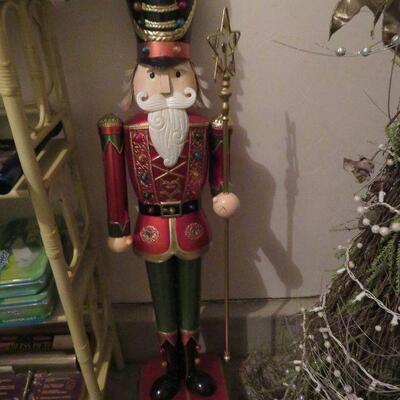 Lifesize outdoor nutcracker