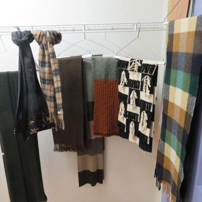 Assorted cashmere & wool designer scarves