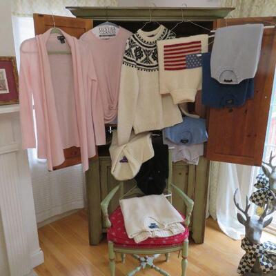 Assorted cashmere sweaters