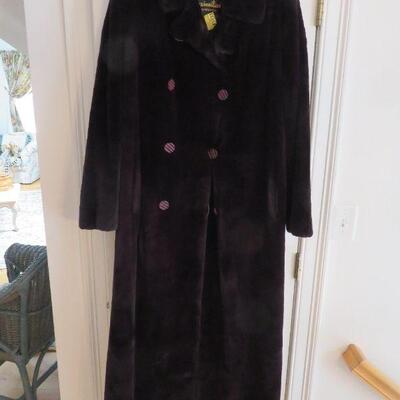 Louis Feraud Maximilian double breasted long fur coat