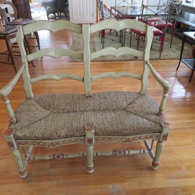 Vintage country french settee