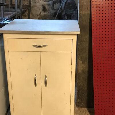 Tin cabinet - Formica top 