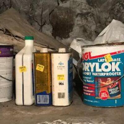 Various paint / stain supplies