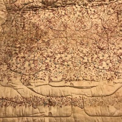 Much older silk quilt - 64