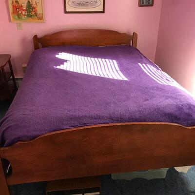 Rock maple full sized bed