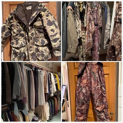 Tons of mens hunting gear 