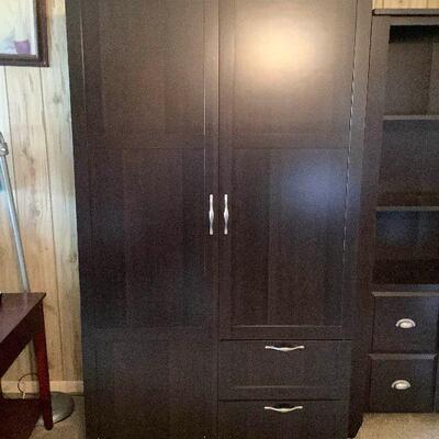 Aae052 Black Pressed Wood Cabinet