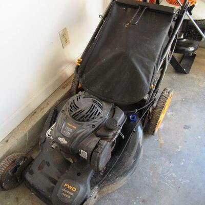 Poulan PRO self propelled lawn mower- starter pull cord will not disengage