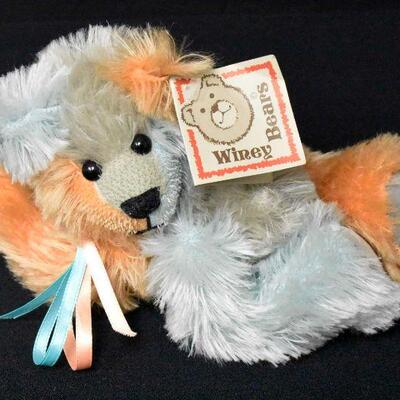 Winey Mohair Bear - Signed by Sally Winey