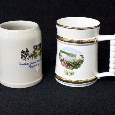 2 Beer Mugs - West German and More