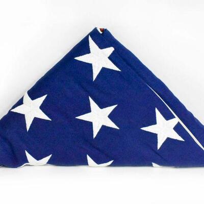 Folded American Flag