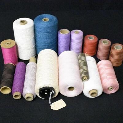 16 Spools of Thread/Yarn 21/3 Pima Cotton & More