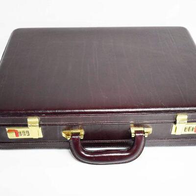 Geofrey Beene Leather Briefcase
