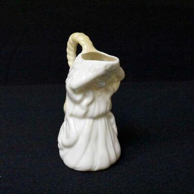 Belleek Maiden/Girl Creamer 4"