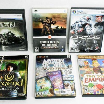 PC Games - Crysis Fallout 3 and More