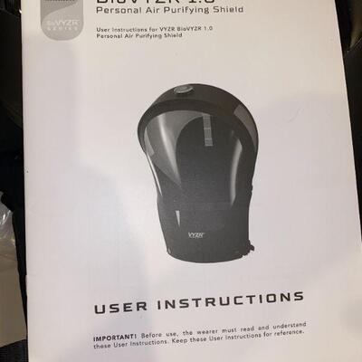BioVYZR air purifying shield 