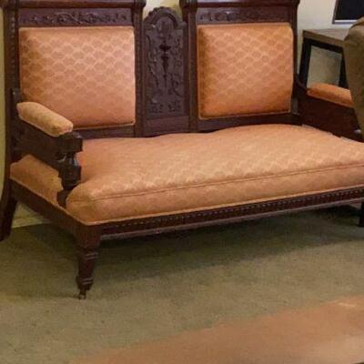 antique Victorian Setee