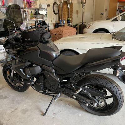 2012 Kawasaki Versys dual sport motorcycle, 24K miles, asking price $4800.  May sell before sale starts if we get a full price offer (or...