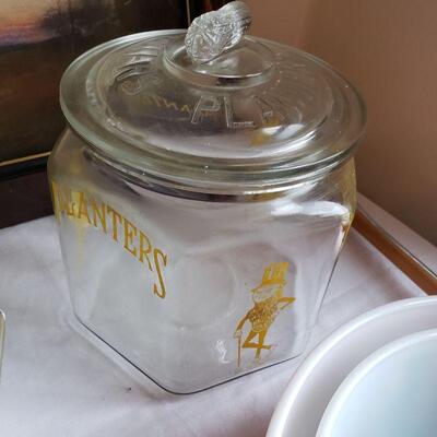 original Planters  jar with glass lid