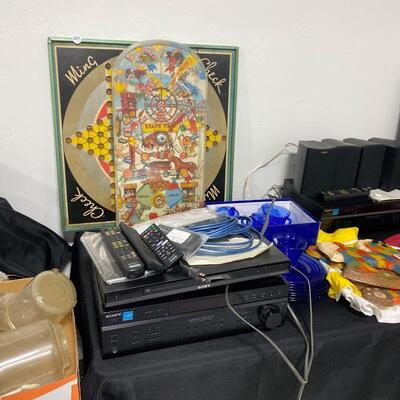 Stereo Equipment, Pinball Game, Ming Check Board