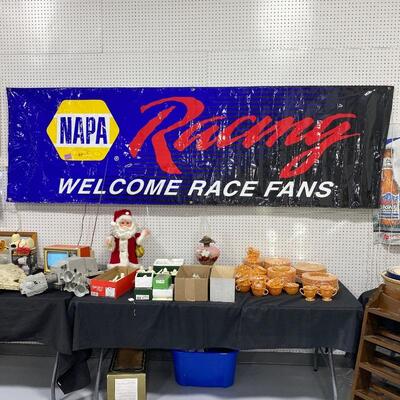 NAPA Racing Banner, Signed