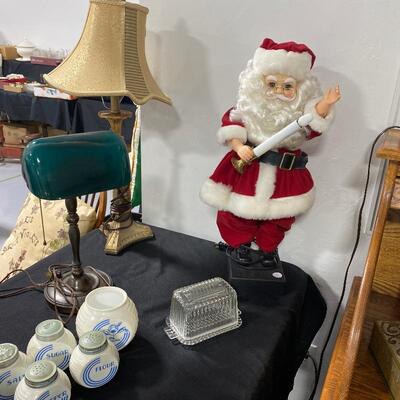 Santa, Desk Lamp, Vintage Kitchen items
