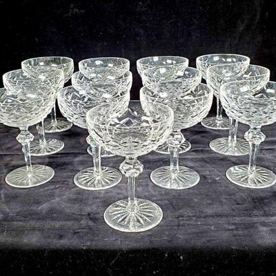 Waterford Crystal Powercourt Saucer Champagne Sherbets