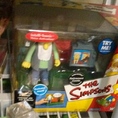 The Simpsons action figures