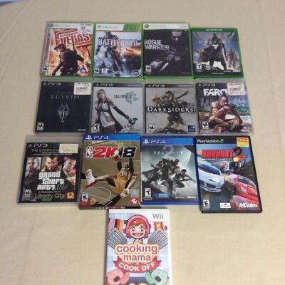 Afm073 Thirteen Xbox 360, Xbox One, Ps2, Ps3, Ps4 & Wii Video Games 