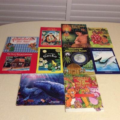 Afm060 Ten Hawaiian Childrenâ€™s Hardcover Books 