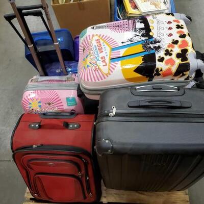 #2206 • (10) Suitcases