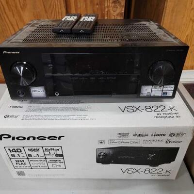 #2030 • Pioneer Receiver, Model VSX-822 with Box