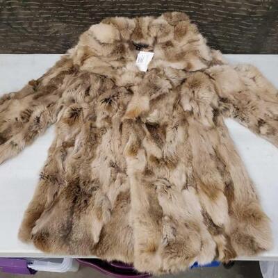 #1050 • Adrienne Landau Fur Coat size m/l