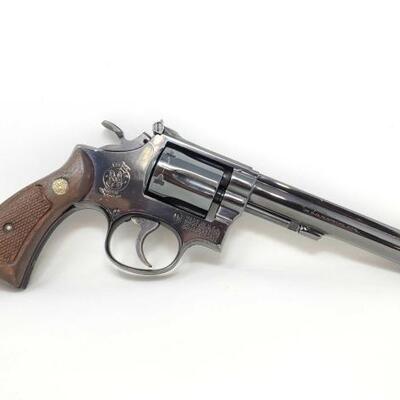 1116 • Smith & Wesson Model 14 .38spl Revolver
Serial Number: K338271 Barrel Length: 6