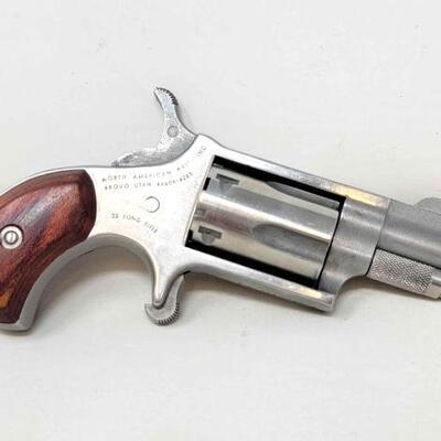 #1104 • North American Arms NAA22 .22lr Revolver
CA OK, NO CA SHIPPING

Serial Number: L021537
Barrel Length: 1