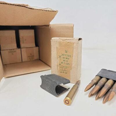 #1592 â€¢ 72 Rounds of POF 66 30 and 10 Clips: 72 Rounds of POF 66 30 and 10 Clips in Original Packaging