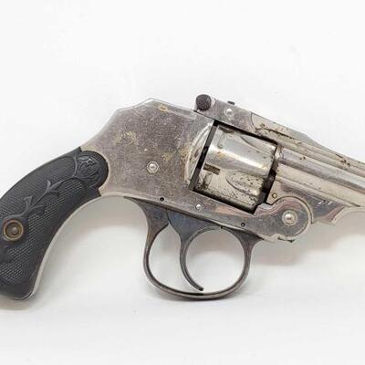 #1126 • Forehand & Wadsworth Top Break Revolver:Serial Number: 309 Barrel Length: 3