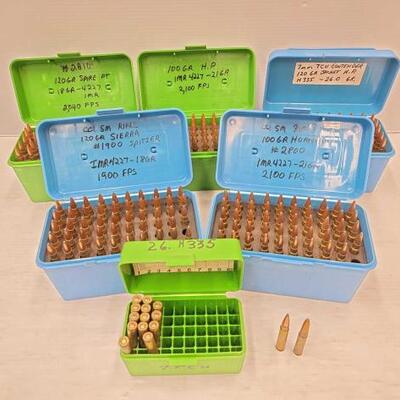 #1532 â€¢ 210 Rounds of 223 with Ammo Cases