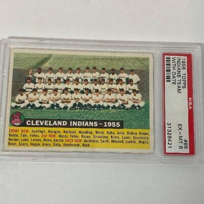 1955 Indians Card - Topps - PSA